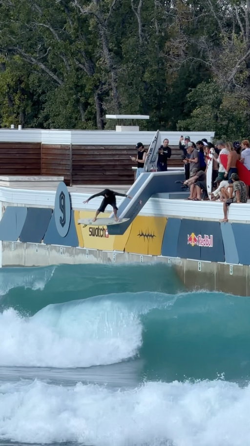 A new way to enter the pool!! Thanks again @thenines.cc @reef @wacosurf_tx