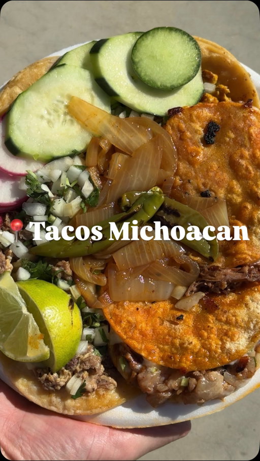@tacoslindomichoacan is one of my favorite taco trucks in Santa Ana. Consistently delicious tacos, grilled onions on the side, and a creamy green salsa that I could put on just about anything. They also make a 🔥 $9 breakfast burrito. Hard to beat these prices!

My go-to orders:
-cabeza tacos
-pollo tacos
-quesabirria
-pastor burrito (no rice, add avocado)
-chorizo breakfast burrito

📍Tacos Michoacan 
1846-1884 E 16th St, Santa Ana, CA 92701

#ocfoodie #tacos #tacotruck #ocfood #santaana