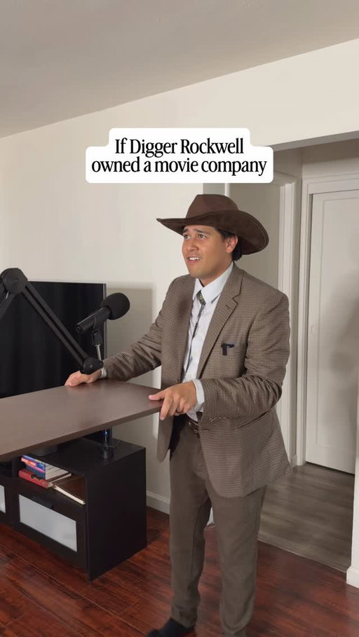With all the recent buzz about supporting original films, I had this idea to do the courtroom scene from Digger but make him the head of a movie studio instead of oil. 

#Movies