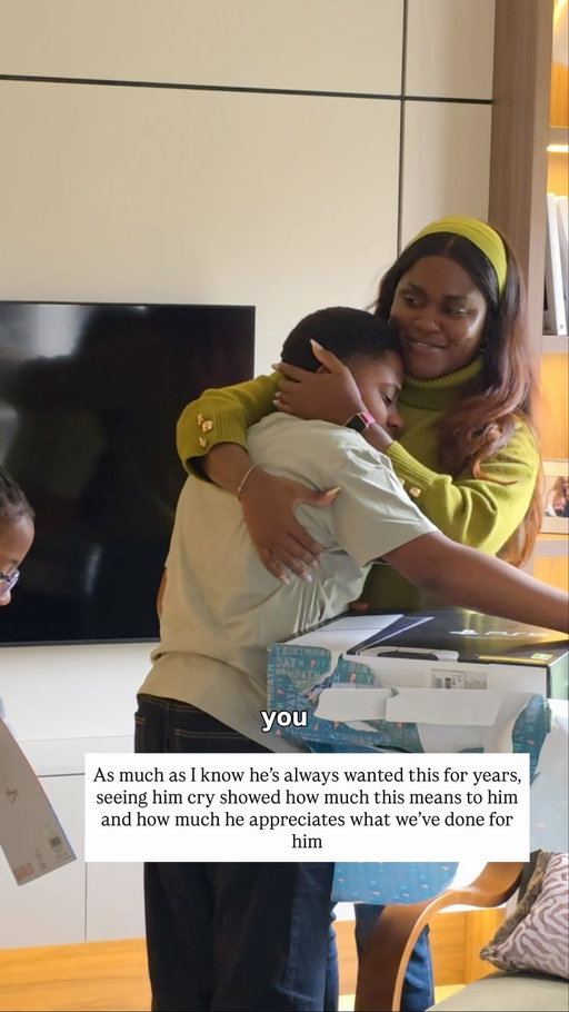 We surprised our son on his birthday, and it was an emotional rollercoaster🥹😭❤️

Since he was 10, Andrea has always wanted one special thing for his birthday. We promised to get it for him if he smashed his SATs, and he did! 

But somehow, we kept postponing it. The beautiful thing about Andrea is that he never pressured us. He would subtly remind us, then happily settle for an alternative while patiently waiting for the day we would fulfil his dream

This year, we decided it was finally time! He genuinely thought it was another “we will get it for you later” promise, not knowing he was about to walk into his dream😭😂

❤️ Of course, we teamed up with Muna to get the exact one, including his favourite colours and accessories!

All glory to God for giving us the opportunity to fulfil our children’s childhood dreams. 

Andrea, you have been such a blessing to us as parents and to your siblings. You deserve this and so much more, and we pray that God continues to grant you the desires of your heart.

We love you endlessly, our boy. We are so proud of you, and we will always do our best to make your childhood beautiful. ❤️🥹

Now, can we talk about his reaction? Because this boy was NOT ready😭😂❤️

#birthdaysurprise #officiallyateenager