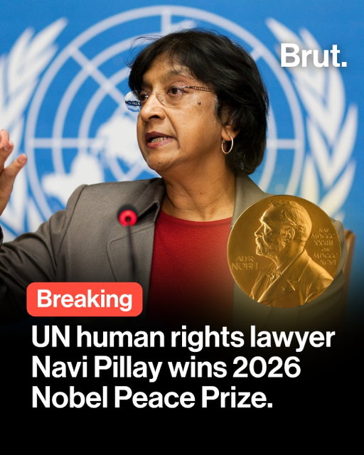 South African human rights lawyer Navi Pillay has been awarded the Nobel Peace Prize. An anti-apartheid campaigner and former judge at the International Criminal Tribunal for Rwanda, she also led the UN commission that concluded Israel committed genocide against Palestinians in Gaza.

The Nobel committee praised Pillay for holding states and leaders accountable and bringing hope to victims of violence and conflict. She learned of the award while attending an event at the site of the Nuremberg Trials, responding: “Is it true?”

President Donald Trump had repeatedly said he deserved the prize, arguing this week that overlooking him would be “a great discredit” to the committee.

#nobelprize #navipillay #humanrights 

Photo credits: REUTERS/Valentin Flauraud
