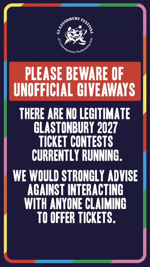 Story by glastofest on Oct 9, 2026