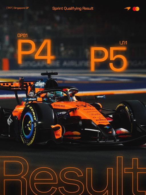 Bring on the Singapore Sprint 👊

#McLarenF1