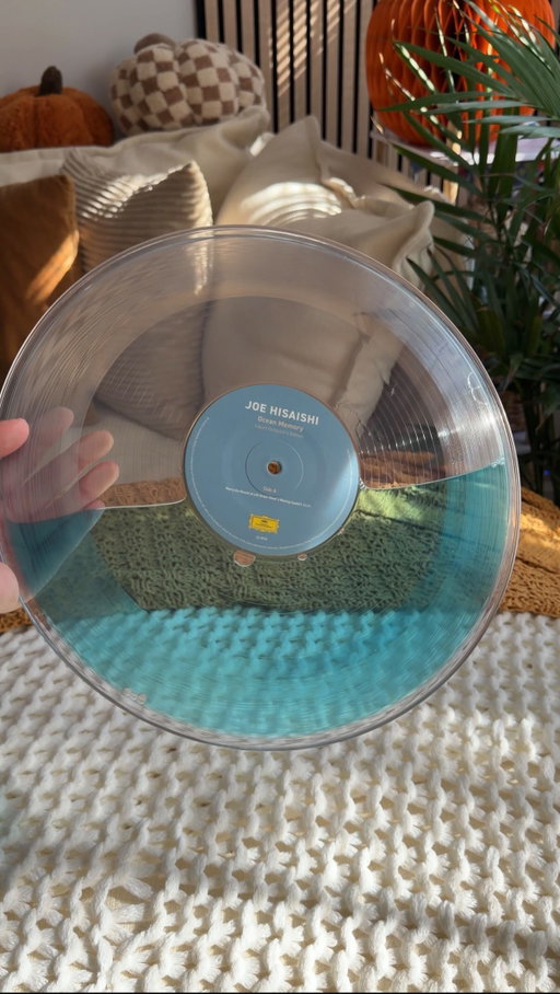 #gifted | the way i screamed when i opened her 🥹✨ this might be the most beautiful vinyl i’ve ever seen (or heard) 

Ty @joehisaishi.official @deccarecordsus @dgclassics 🤍 #studioghibli #ghibli #recordcollection #recordplayer