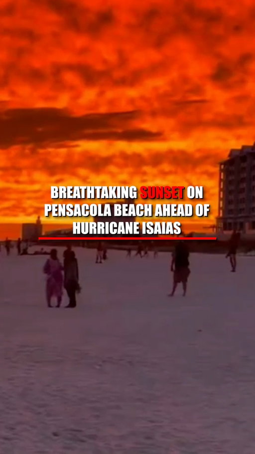 WATCH: A breathtaking sunset paints the Florida Panhandle sky in brilliant shades of orange, pink, and blue, just hours before Hurricane Isaias threatens the Gulf Coast.

The stunning scene comes as the Category 3 hurricane continues to intensify, with mandatory evacuations underway and millions facing the threat of dangerous storm surge, severe flooding and widespread power outages.

Get the latest on the storm's path and what coastal communities are bracing for with @foxweather