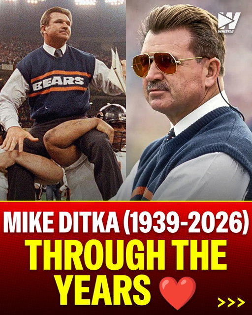 You can’t tell the story of football without Mike Ditka. 🏈 RIP, coach. ❤️
