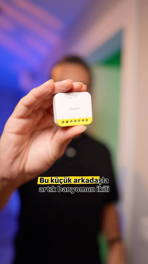 Artık banyomun ikili anahtarını da akıllandırabiliyorum. Yeni Sonoff Nötrsüz çalışabilen Mini Duo L sayesinde. Akıllı ev kurmak artık çok daha kolay.
#sonoff #akıllıev #röle #akıllıaydınlatma 

@sonoff.turkiye ile #işbirliği

Not: pov.yt bana ait bir link kısaltma platformudur! 

👇ürün linki👇