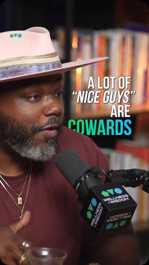 We all know nice guys are performative but how do you ditch that and become grounded in your morals, principles & values? 

It starts with self reflection. 

It’s not easy, but it is necessary. Learn more about how to drop the nice guy act and pick up the purpose of a good man in my new book “Be a Good Man, Not a Nice Guy”!
