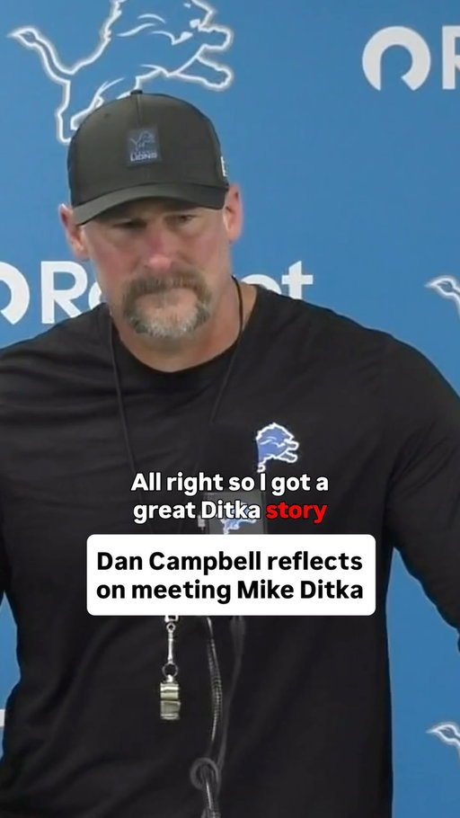 Dan Campbell shared a story about Mike Ditka after learning about his death ❤️