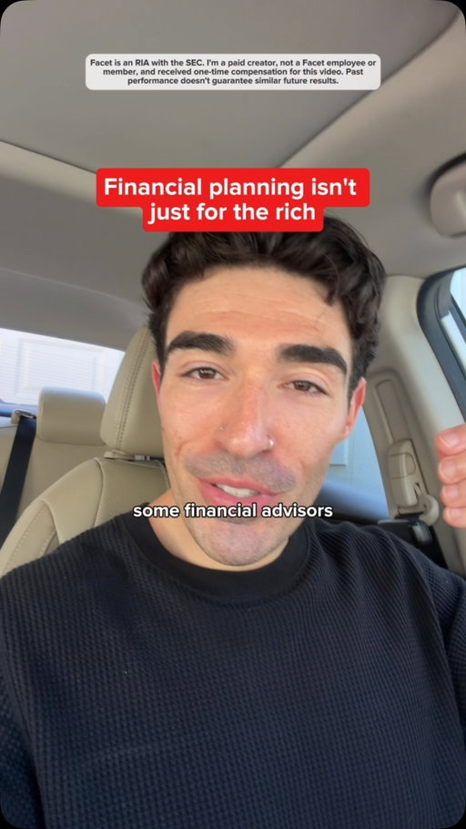 Tired of trying to figure out your entire financial life on your own? 🙋‍♂️

@joinfacet makes expert financial planning accessible for one transparent flat-fee. Get a team of CFP® professionals in your corner for investments, taxes, and long-term goals. Check them out and book a free intro call. 

#FacetAd #FinancialPlanning