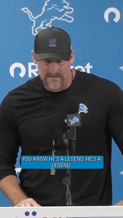"Thoughts and prayers go out to his family. He's a legend." -Dan Campbell shares a story from when he met Mike Ditka as a NFL Draft prospect at the Combine.