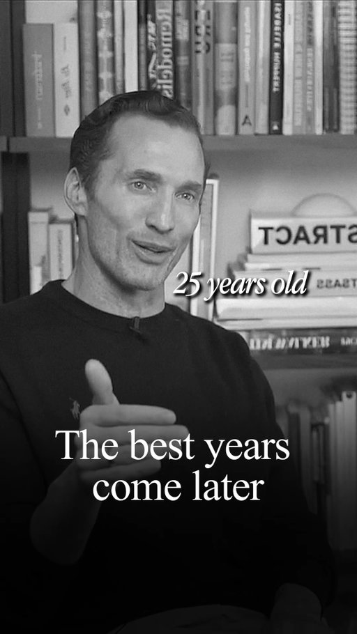 Your twenties are not your prime.

They are your hardest years.

Most young men panic because they haven't made it yet.

They confuse energy with wisdom.

Your prime doesn't start in your twenties.

It starts in your thirties, forties, and fifties.

It takes time to build real character.

It takes time to learn how to make money, and even longer to keep it.

Stop stressing over instant success.

Your twenties are for getting kicked in the teeth and learning the game.

Build the foundation now.

Harvest the power later.

That's the philosophy behind everything shared by Ryan Blair.

Serial entrepreneur. CEO of AlterCall. New York Times bestselling author. $1B+ in company exits.

This page is built from real-world experience:

Building companies from the ground up

Leading teams through rapid growth

Scaling operations and revenue

Creating systems that improve performance

Learning through execution instead of theory

Here you'll find content on:

• Entrepreneurship and startup growth

• Leadership and company culture

• Team building and management

• Sales, marketing, and execution

• AI, automation, and business leverage

• Discipline, resilience, and long-term thinking

If you're committed to becoming a stronger entrepreneur, leader, or business builder, you're in the right place.

Follow for practical strategies, leadership insights, and lessons that help businesses grow for the long haul. 

#success #primeyears #lifelesson #ryanblair #wisdom