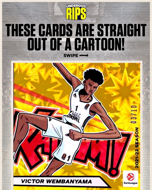 CARDS THAT LOOK STRAIGHT OUT OF A CARTOON 🎨🔥

Some cards feel less like collectibles and more like they jumped right off the screen 👀

Wemby, Brunson, Puka, Jeanty, and Tyler Shough are bringing bold colors, larger-than-life designs, and animated energy to the hobby. Swipe through to see the cards that look like they belong in a cartoon 📈

🏀 Wemby
🏀 Brunson
🏈 Puka
🏈 Jeanty
🏈 Tyler Shough

If you could add ONE to your collection, which card are you choosing? Let us know below! 👇