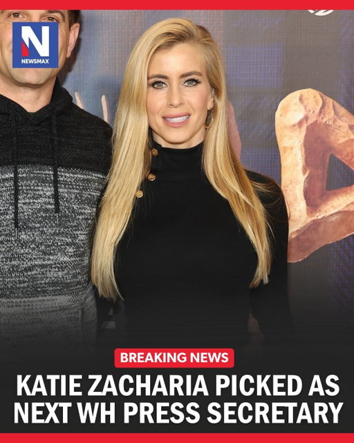 BREAKING NEWS: The Trump administration has offered former Department of Homeland Security spokesperson Katie Zacharia the position of White House press secretary, Newsmax confirmed Friday. ⁣
⁣
For more info on this story, please visit the link in our bio or Newsmax.com.