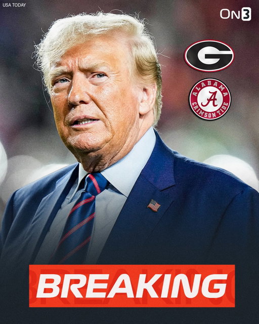 President Donald Trump will no longer attend the Georgia vs. Alabama game due to Hurricane Isaias, Ryan Phillips reports. 

Follow @On3 for the BEST of College Sports