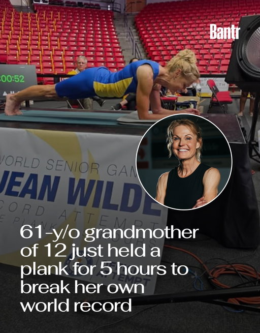 A Canadian grandmother of 12 just held a plank for FIVE HOURS. 💪

DonnaJean Wilde, 61, from Beazer, Alberta, completed the incredible feat at the Huntsman World Senior Games in Utah, potentially breaking her own Guinness World Record of 4 hours, 30 minutes and 11 seconds, set in 2024.
And this isn’t her first remarkable achievement.

Wilde already holds two Guinness World Records, including one for completing an astonishing 1,575 pushups in just one hour in November 2024.

The retired vice principal trained for her latest plank attempt with her 3-year-old granddaughter lying on her back. She nearly gave up during the final minutes but was encouraged to finish by the cheering crowd.

And the very next morning? She ran a 3,000-metre race.

Guinness is currently reviewing her latest five-hour attempt before officially recognizing a potential third world record.

Media via @worldseniorgames @donnajeanwilde

#bantrparenst #bantrwomen #worldrecord