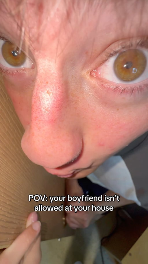 Rip my boyfriend 😅 #boyfriend #girlfriend #couple #fyp #foryou
