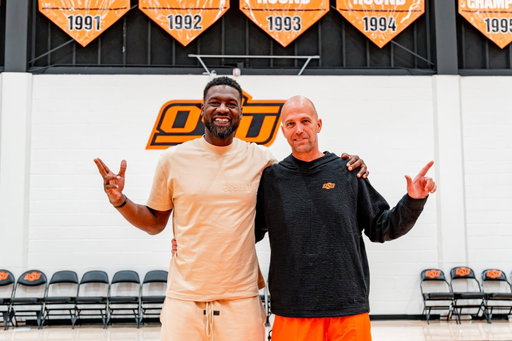 Can't coast when the Grindfather's watching 😤

Great to have Cowboy legend Tony Allen stop by practice ahead of tonight's OSU Athletics Hall of Honor induction ceremony.