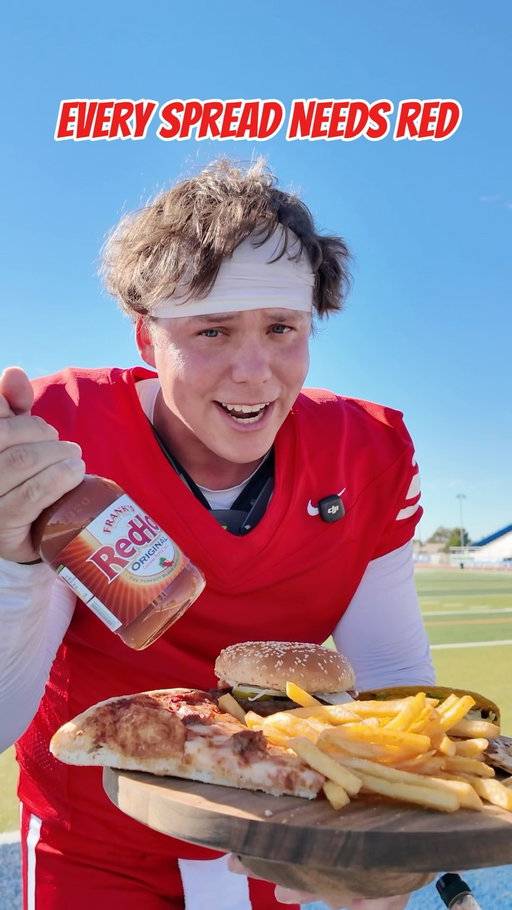 #Ad Game-day food’s biggest game changer? Frank’s RedHot Original Hot Sauce. Bold flavor, approachable heat, and proof that Every Spread Needs Red. #FranksRedHotPartner