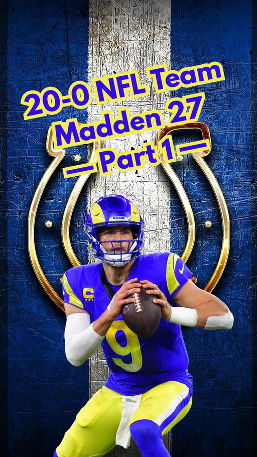 Trying to build a 20-0 NFL team on Madden 27: Part 1 #acshear #nflfilter #20and0nflteam #madden27 #madden