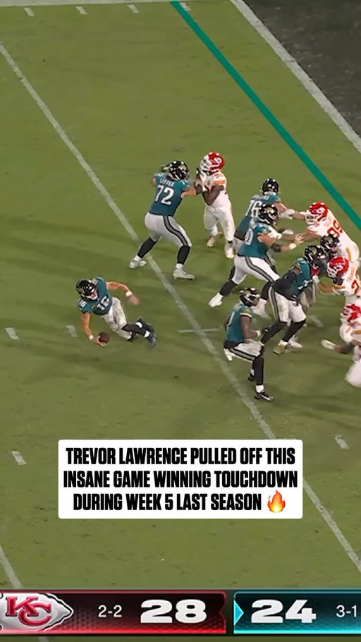 Tripped and he STILL made the game-winning play 👏

PHIvsJAX – Sunday 9:30am ET on NFL Network
Stream on @NFLPlus