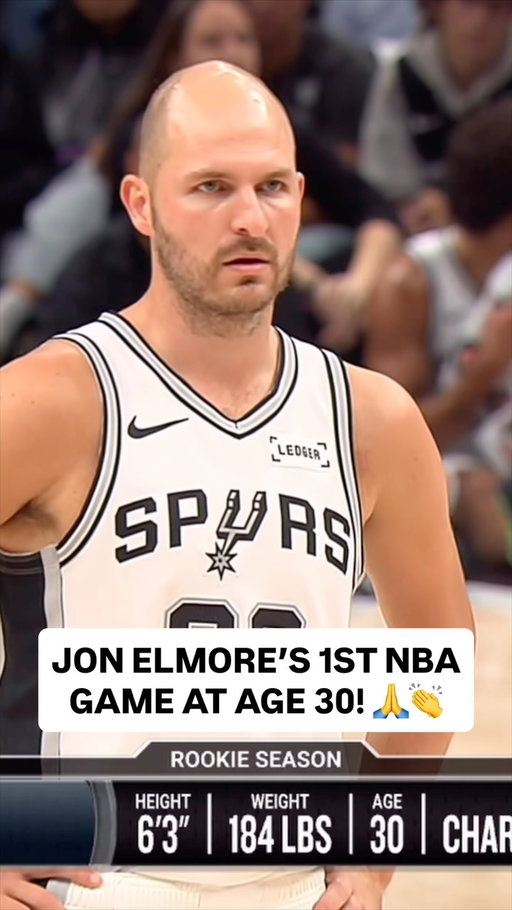 What a moment! At 30 years old, Jon Elmore checked into his FIRST NBA preseason game after spending the last four years in the G League! 👏🥹 @jbe_33