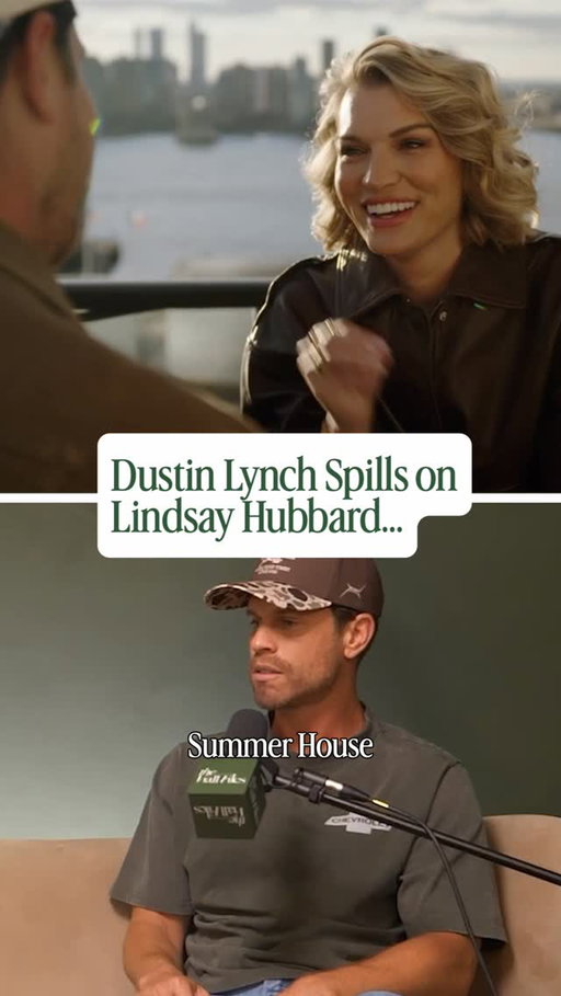 Dustin Lynch has some Lindsay Hubbard lore. 👀

Country music star Dustin Lynch is spilling on his connection to Summer House’s Lindsay Hubbard after making a cameo on Bravo’s In The City. Now he’s joining Nick Viall and Natalie Joy Viall on The Viall Files to talk about his experience in the Bravo universe and the story behind their relationship.

Watch the full Dustin Lynch interview on The Viall Files.

#DustinLynch #LindsayHubbard #InTheCity #SummerHouse #TheViallFiles