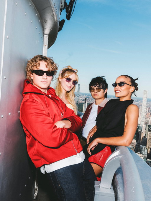 Empire state of mind. The cast of #TheHungerGames: Sunrise on the Reaping take on the @empirestatebldg.
