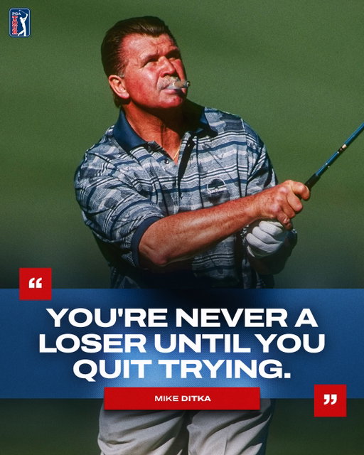 Whether on the football field or the golf course, he demanded accountability. 

Rest in peace, Mike Ditka.