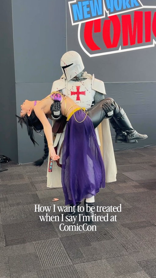 We met 5 minutes ago 
@themedievalmandalorian 
@newyorkcomiccon
