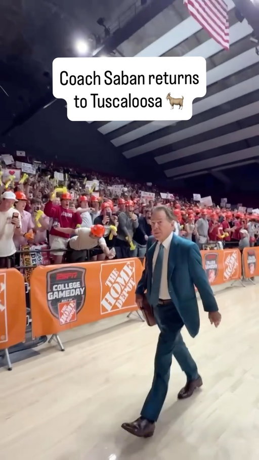 Coleman Coliseum is rockin’ for College GameDay 🐘