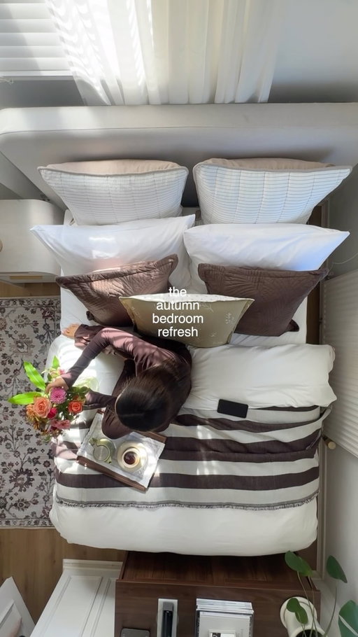 AD | My room feels so much cosier after adding some newness to my room for autumn with DUSK’s AW26 collection 🍂🌸🤍

#seasonaldecor #autumnbedroom #autumnreset
