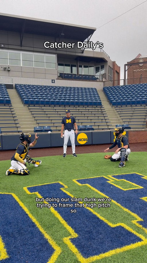 Catcher Daily Drills. Quick and Easy. 

#baseball #practice #catching #michigan #development