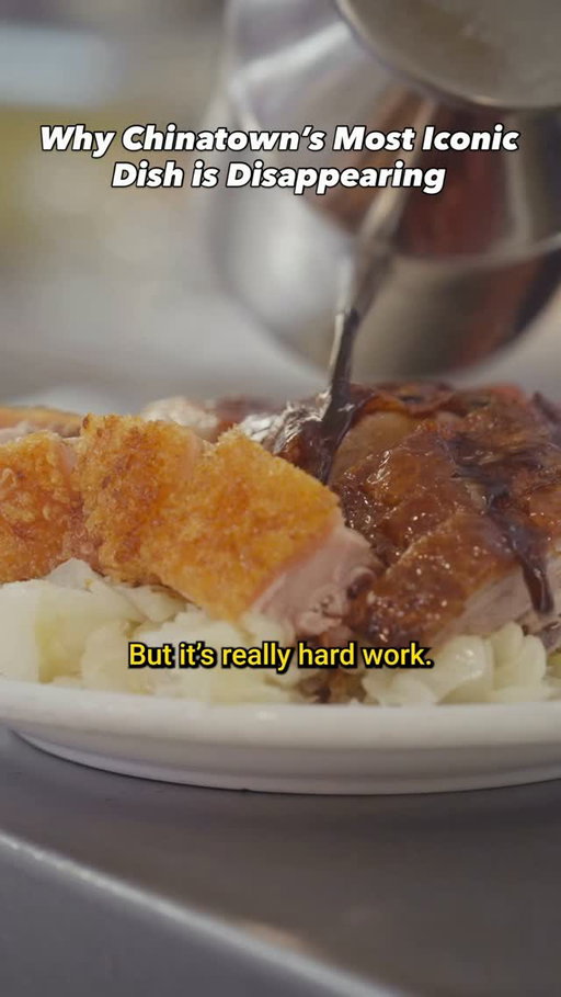 It takes 2 days for them to make a pig. Served over rice, it’s $9.50 at Great NY Noodletown. 

📍 Great NY Noodletown
28 Bowery, New York, NY 10013

Follow @robmartinez for more stories about people and food. ❤️