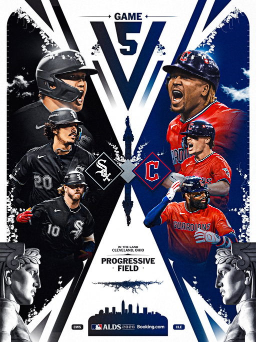 Baseball at its best tonight in Cleveland 🍿

The winner-take-all Game 5 between the White Sox and Guardians is at 8 PM ET on TBS and HBO Max!