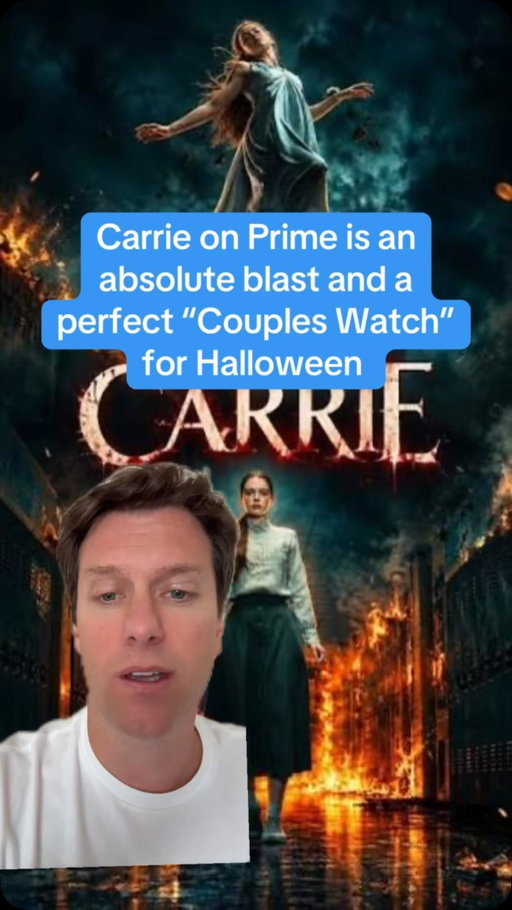 Carrie on Amazon Prime is one of the best surprises of the year. When I heard that Mike Flanagan was creating a Carrie remake, I was jacked up. Flanagan made Haunting of Hill House, which in my opinion is the best spooky TV of all time and one of the best limited series, period. But after an episode or 2, I realized this is not your typical Carrie, and not your typical horror show. It was much more coming of age, modernized teenager commentary and I almost bailed. 

I am SO happy I stuck with it thought because by the end this show had it all and it’s going firmly on the @kfcwatchlist . Carrie is Mean Girls + Stranger Things + Adolesence with a twist of Matilda. 

📲 Phones Permitted - While there is some very heavy, important, dark subject matter, it’s also not a dense and complicated show. It’s an easy and fun viewer experience but not one you have to work at while watching 

👩‍❤️‍👨 Couples Watch - one of the most IMPORTANT categories of television: the shows you and your girl can watch at the same time. TV compatibility is the most important critieria for happy relationships in 2026. The girls will LOVE Carrie for the Mean Girls/Matilda of it all, the fellas will enjoy the dark, vengeful, horror action. And everyone can (or should) appreciate the importance of the commentary on kids, school and bullying.

Would I recommend Carrie if you’re like a 25 year old bro living with your buddies in the city…I probably would say you and the fellas should fire up Carrie 😂 But for couples, or parents, or anybody who’s secure enough to watch some stereotypical girly stuff, I really can’t recommend enough. 

A truly fun viewer experience that was a roller coaster of emotions. Made me gasp, made me laugh, made me think. Gave me goosebumps and made me fist pump while I also got emotional. Just everything that a big time spooky season show should be. 

PS - I will say you need a healthy Suspension of Disbelief. Some of the bullying and incidents at school were so outrageous that like, the National Guard would have been called in. Very realistic in that it’s a big issue in society but a bit far fetched in how out of control it all got
