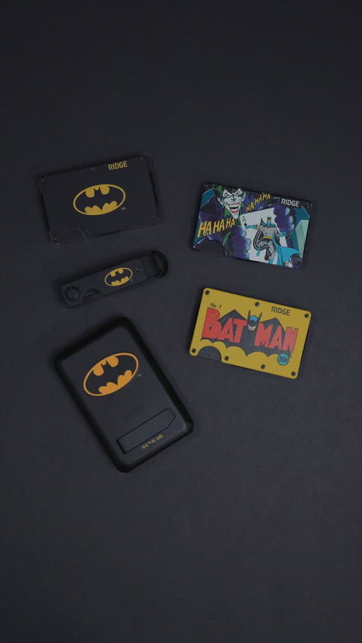 Unboxing the Batman™ x Ridge collection. Everyday gear inspired by Batman, designed to keep you ready for whatever the day brings.