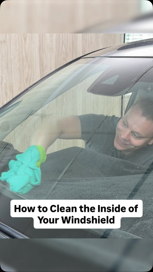 The best way to clean the inside of your windshield