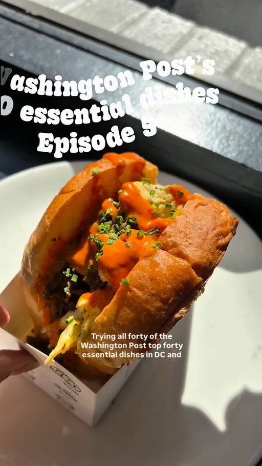 Episode 5 of trying The Washington Post’s Essential 40 dishes in DC: @ieggyou 

The ultimate breakfast feast exists, and it’s on Barracks Row. 🍳🤠🥔

For the next stop on my quest to eat through the Washington Post’s Top 40 Essential Dishes, I headed to @ieggyou to try their mind-blowing DL’s egg drop ($19)!

Created by the James Beard-nominated team behind CHIKO and Anju, this spot takes the humble egg and elevates it into a masterpiece.

What makes the DL’s Egg Drop a 10/10:
• Thick, sweet, griddled milk bread from local Shilla Bakery
• A mountain of velvety, soft-scrambled eggs melted with fontina cheese
• Loaded with savory, tender marinated bulgogi beef
• Finished with fresh chives and a spicy-creamy gochujang aioli

What to pair it with:
Do not leave without a side of their somewhat loaded Potatoes (smashed, fried, fontina cheese sauce, candied jalapeños, choice of meat, and tossed in Old Bay aioli) to jumpstart your morning

📍 I Egg You — 517 8th St SE, Washington, D.C.

⏰ Open daily from 8 AM!
Are you team sweet or team savory for breakfast?
#IEggYou #WaPo40Eats #DCEats #DCBreakfast DCRestaurants CapitolHillDC Barracks Row 2FiftyBBQ LoadedPotatoes HatchGreenChili DMVFoodies WashingtonDCLife BrunchDC