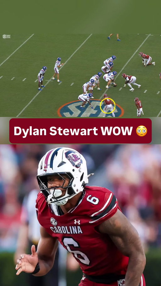 DYLAN STEWART IS A DIFFERENT BREED 😳🔥

There are not many players in College Football who can do what South Carolina EDGE Dylan Stewart just did against Florida.

Playing in his first game back from a one-game suspension, Stewart wasted little time reminding everyone why he is considered one of the most talented defensive players in the country. The former All-SEC selection put together an absolutely ridiculous rep against the Gators, showing off his combination of explosiveness, strength, and athleticism to get to the quarterback for a sack.

His return came after a controversial few weeks in Columbia. During South Carolina’s 49-18 loss to Alabama on September 26, Stewart was involved in multiple incidents, including punching an opposing player and arguing with coaches on the sideline. The SEC and South Carolina ultimately agreed to a one-game suspension, forcing him to miss last weekend’s heartbreaking 35-34 loss to Kentucky.

Stewart returned to practice Tuesday and was cleared to play against Florida in The Swamp.

What makes this guy so special is that he is still just scratching the surface of his potential. ESPN’s Jordan Reid recently projected Stewart as a top-five selection in the 2027 NFL Draft, and plays like this are exactly why.

There are plenty of talented pass rushers across the country, but Stewart’s physical tools are on another level.

Is Dylan Stewart the most talented defensive player in College Football? 👀

#collegefootball #cfb #cfb26 #cfb25