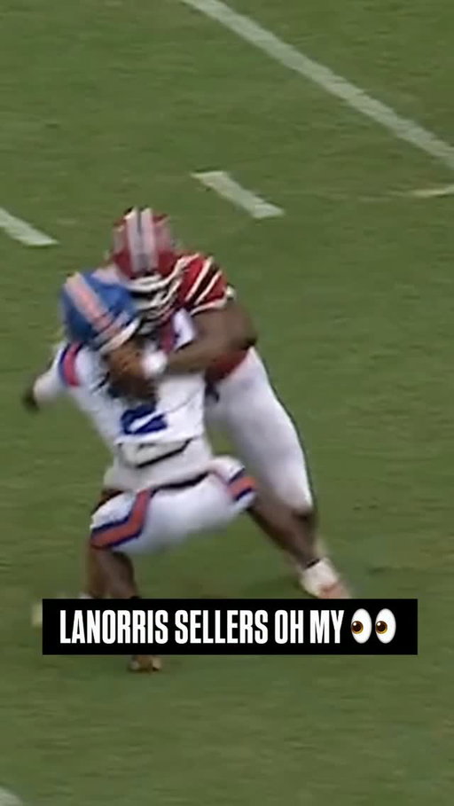 LaNorris Selllers gave it his all 😳 #cfb