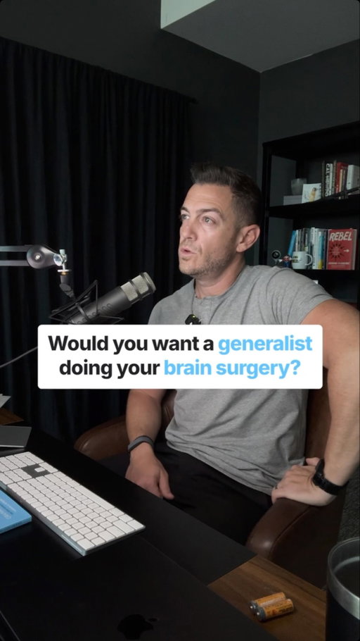 Specialists earn trust before they speak 🧠

A simple test for anyone struggling to raise their rates.
If you needed brain surgery, would you book a general practitioner? Probably not, even if they knew the material. You’d choose the person who does one thing.
Specialists earn more respect and higher fees because their message removes doubt. One problem, one type of person, one outcome.
Many experts stay general because narrowing feels like losing opportunities. In practice it’s usually what creates them.
The first question in business isn’t what or why. It’s who.

Who is the one person your business is built to serve?

#consulting #leadership #businessdevelopment #executivecoaching #founders