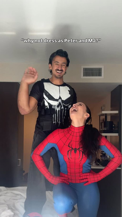 bantering is our love language

@spidermanmovie @sonypictures spiderman, punisher, halloween costume, brand new day