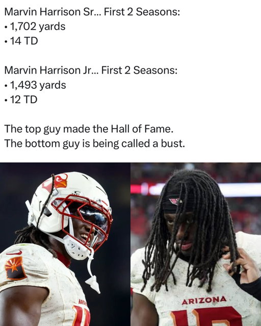 Watch how much better Marvin Harrison Jr. will look on his new team. 💯

Marvin Harrison Jr. has a huge opportunity to take his career to another level with his new team. After entering the NFL with enormous expectations, Harrison now has the chance to prove why he was considered one of the most talented wide receiver prospects in recent memory. His route running, size, and ability to make difficult catches give him everything he needs to become a legitimate superstar.

A fresh start could be exactly what Harrison needs to unlock his full potential. Playing in a new offensive system could allow him to showcase his abilities more consistently and become a major weapon in the passing game. When Harrison gets opportunities to make plays downfield and use his incredible catching ability, he can be extremely difficult for opposing defenses to contain.

The scary part is that Harrison still has so much room to grow. He has the physical tools, football IQ, and natural talent to develop into one of the best receivers in the entire NFL. If his new team puts him in the right situations and consistently gets him the football, this could be the beginning of something special.

Follow US (@jukedly) to stay locked in if you love sports! 🔥