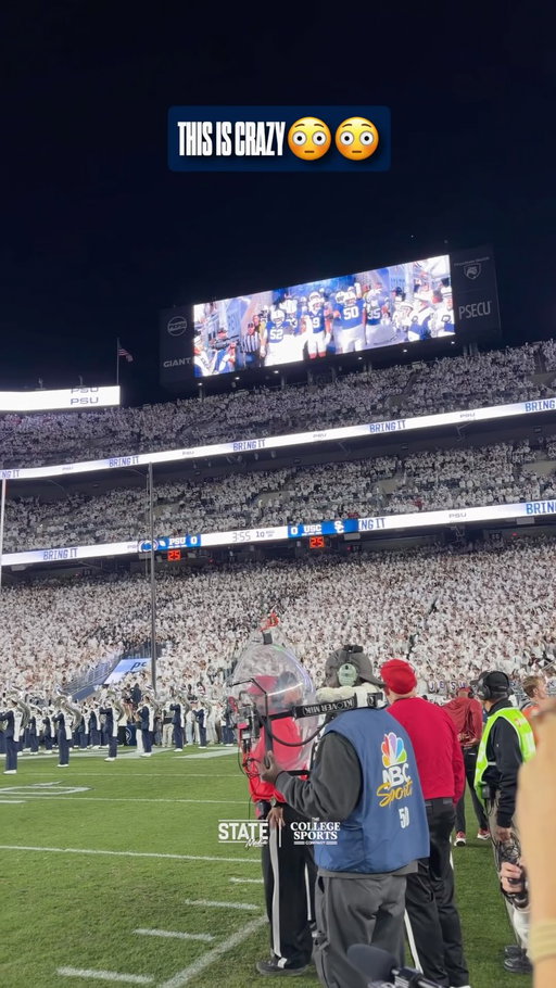 They call this “The Greatest Show in College Sports” for a reason.

•
•
•
•
#WeAre #WeArePennState #PennState #NittanyLions #CFB