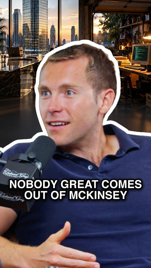 Nobody great comes out of McKinsey 🏢😏 as discussed by Harry Stebbings (@hstebbings1996) & The Gstaad Guy (@gstaadguy) #GstaadGuy #ItsAllFamily