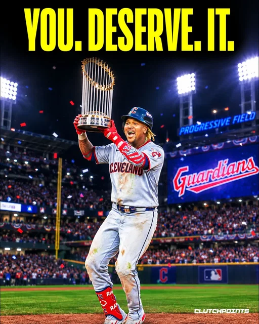 No one deserves a World Series ring more than José Ramírez 🥹

Ramírez loves Cleveland, the Guardians, and their fans. He could have taken his talents elsewhere for a bigger payday, but he chose to stay. His goal has always been to bring a World Series championship to Cleveland, and now, he and the Guardians are one step closer to making that dream a reality.

The White Sox might have had Pope Leo XIV's blessings, but Cleveland had something else: grit. Down 0-2 in the American League Division Series, the Guardians refused to fold, winning three straight games to send Chicago packing.

Leading the charge in Game 5 was Gavin Williams, who took a no-hitter into the sixth inning and struck out 12 White Sox hitters. Even more impressive? The Guardians starter had also closed out Game 4. Talk about answering the call when your team needs you most!

The stakes weren't lost on Ohio native and three-time Super Bowl champion Travis Kelce, who was in attendance to support his beloved Guardians.

Cleveland came agonizingly close to winning it all in 2016, falling to the Cubs in a heartbreaking seven-game World Series. Ten years later, this gritty team and its passionate city have another shot at glory 🏆