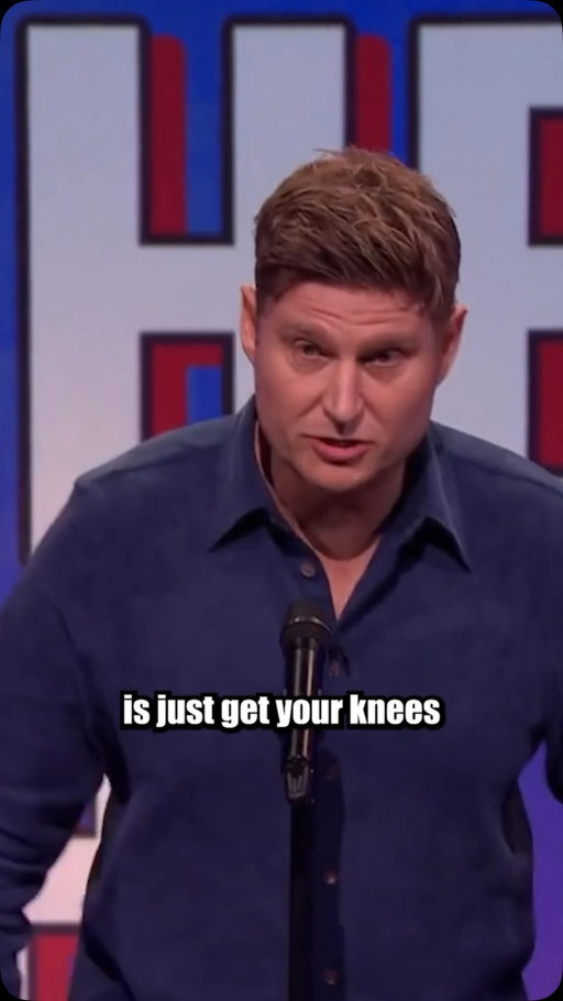 “UNLIKELY THINGS TO HEAR AT THE GYM” - fun times on @mocktheweekofficial #gym #funny #jokes