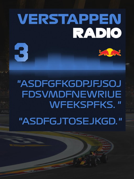 Beautiful words of celebration from Verstappen for his first win in Singapore ✨