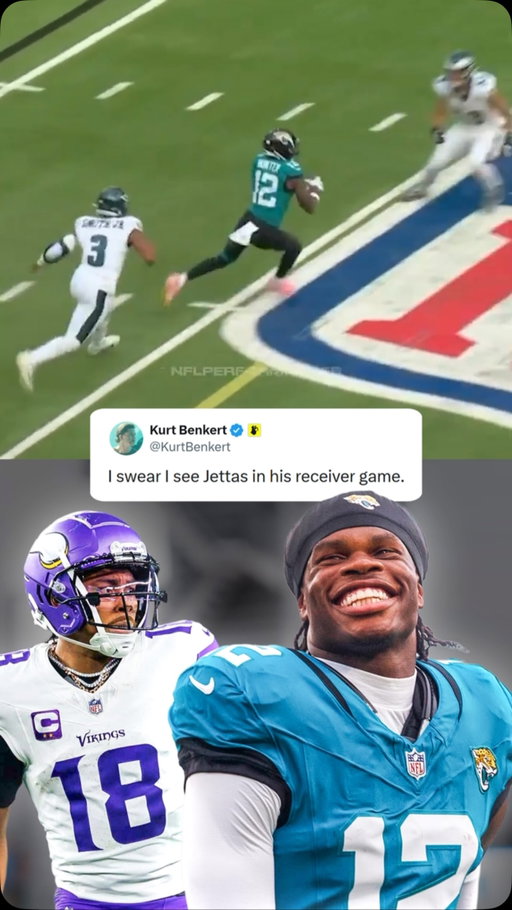 Travis Hunter looks like Justin Jefferson to me 👀
#nfl #football #jags #vikings #wr